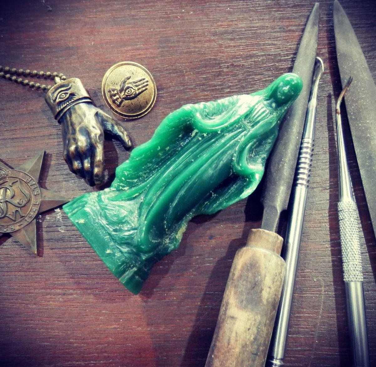 Shake Hands Keyring - Brass(真鍮製) (Made by vitri Shake Hands Keyring - Brass(真鍮製) (Made by vitri