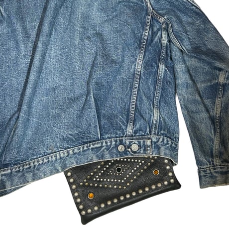 STAND REPAIR WORKS × east village OTHER - LEATHER SACOCHE - (Type H w/STONE)