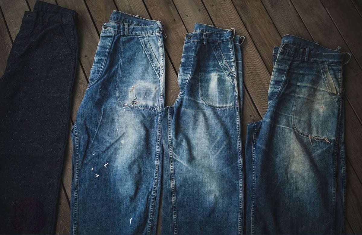 TCB JEANS - SEAMENS TROUSERS / USN デッキパンツ | eas