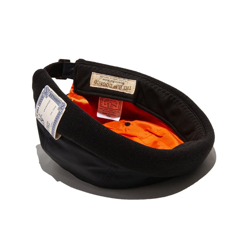 THE H.W. DOG & CO. - MA-1 ROLL CAP - BLACK | e