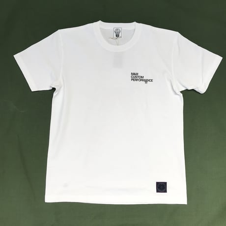 M&M CUSTOM PERFORMANCE - PRINT S/S T-SHIRT 21-MT-015 (WHITE)