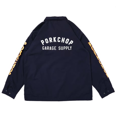 PORKCHOP - LOGO COACH JKT (NAVY)