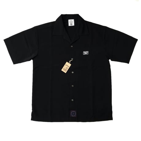 M&M - SILKY OPEN COLLAR SHIRT