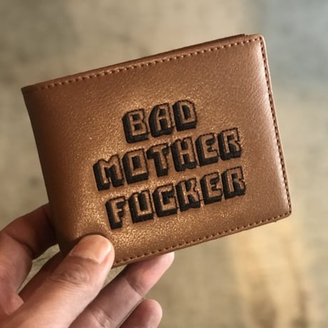 PULP FICTION - BAD MOTHER FUCKER WALLET (ブラウン)