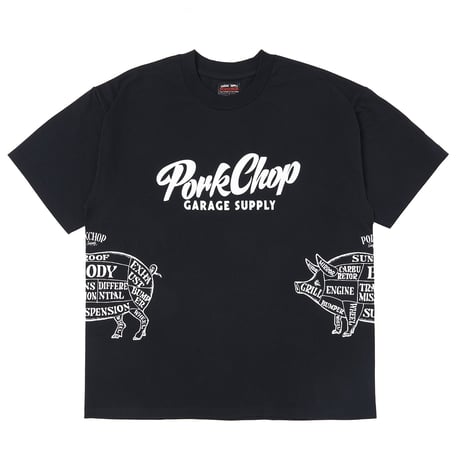 PORKCHOP GARAGE SUPPLY - MULTI  LOGOS TEE 2025