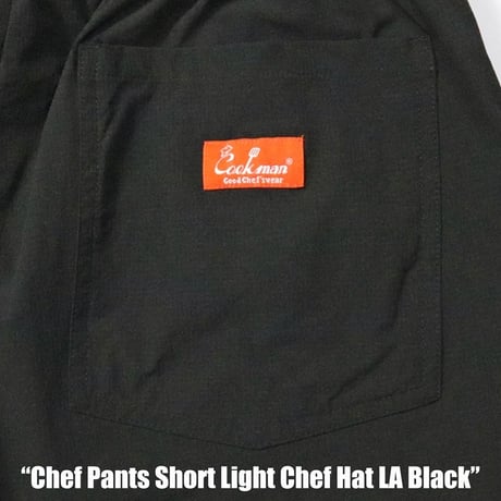 COOKMAN - Chef Pants Short Light Chef Hat LA