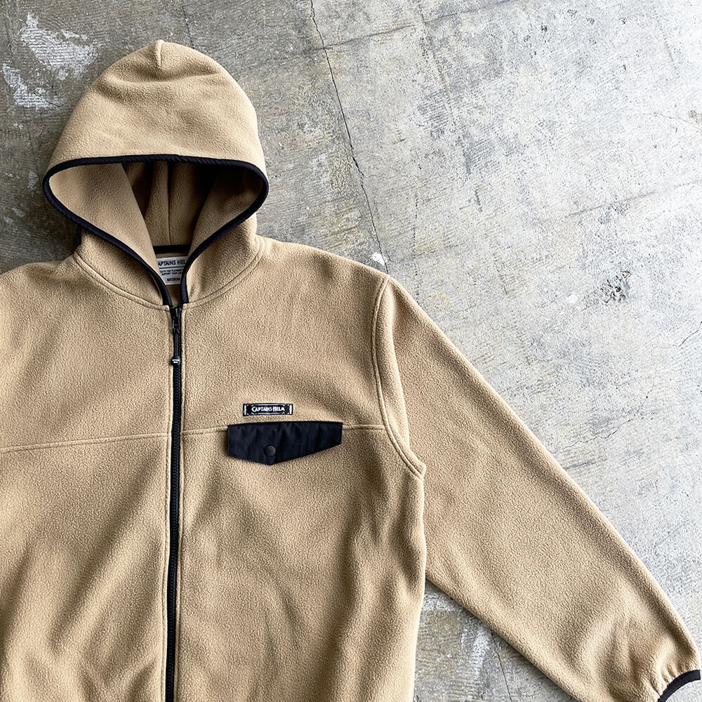 CAPTAINS HELM - #RECYCLE FLEECE ZIP HOODIE | ea