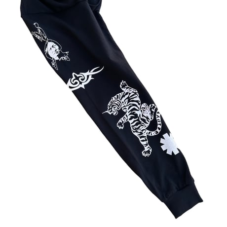 R.H.C.P - "アンソニーキーディス Tattoo" Tシャツ L/S (ブラック)