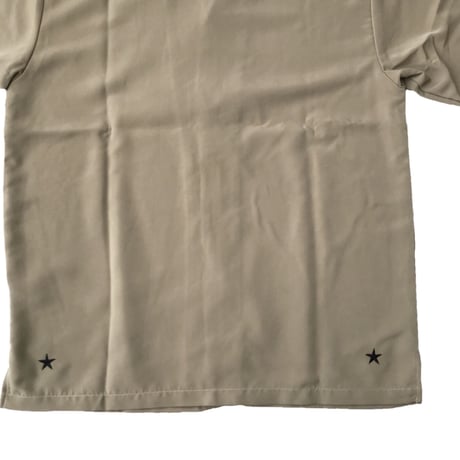 M&M - SILKY OPEN COLLAR SHIRT