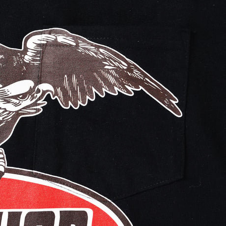PORKCHOP GARAGE SUPLLY - EAGLE LOGO POCKET TEE