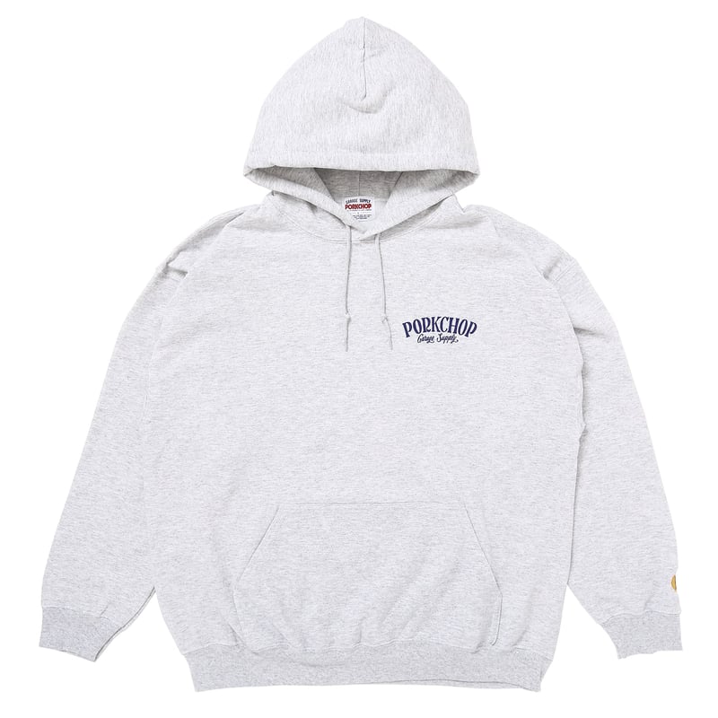 トップス PORKCHOP GARAGE SUPPLY PORK BACK HOODIE PORKCHOP - PORK BACK HOODIE / ASH×NAVY / ポークパーカー