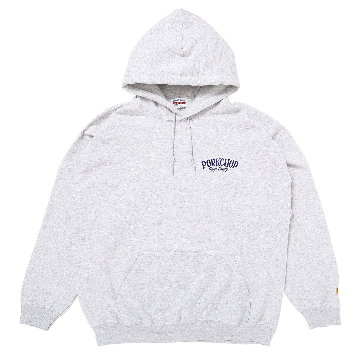 トップス PORKCHOP GARAGE SUPPLY PORK BACK HOODIE PORKCHOP - PORK BACK HOODIE / RED×WHITE / ポークパーカー