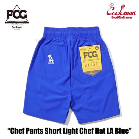 COOKMAN - Chef Pants Short Light Chef Hat LA
