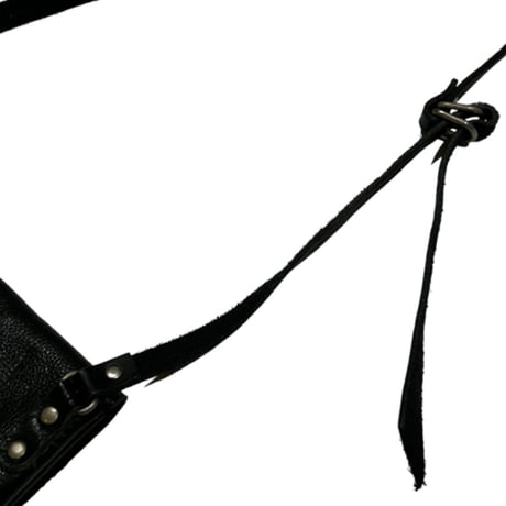 STAND REPAIR WORKS × east village OTHER - LEATHER SACOCHE - (Type J w/STONE)