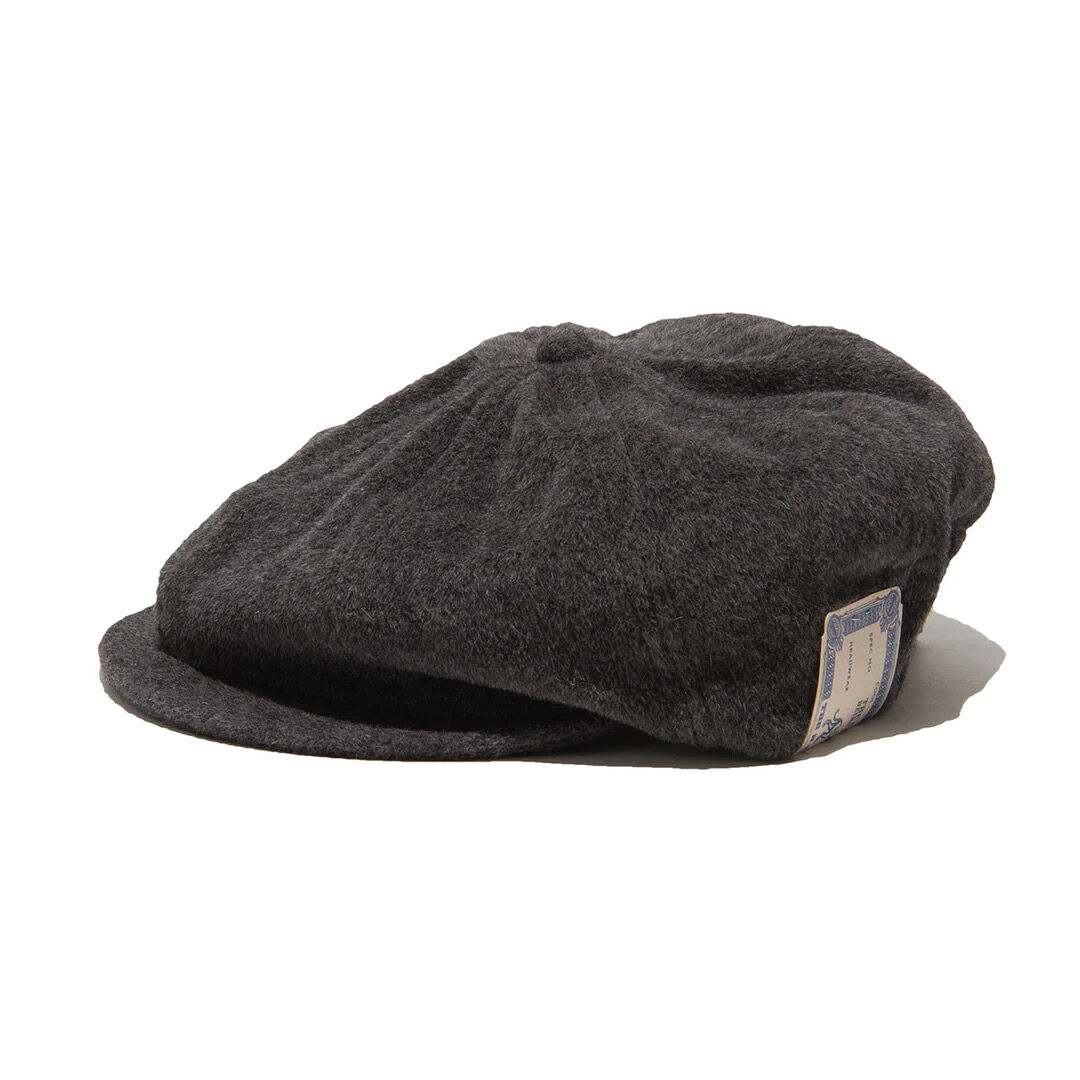 【electric12 】Atlast&co グレーハンチング electric12 】Atlast&co グレーハンチング ハンチング 帽子 黒
