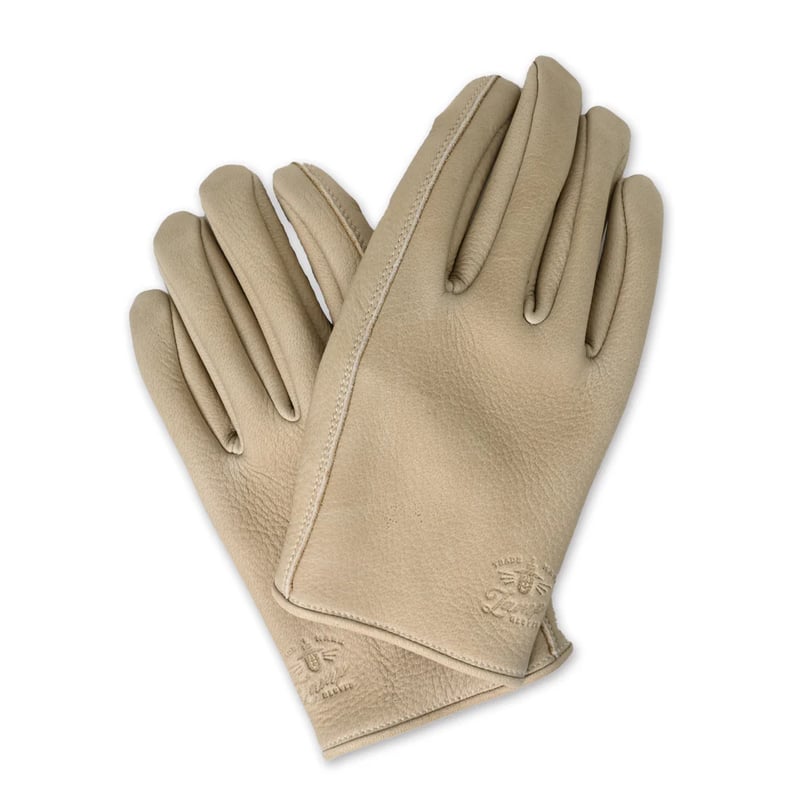極美品★ LAMP GLOVES WINTER GLOVE GREIGE Lamp gloves -Punching glove- Greige