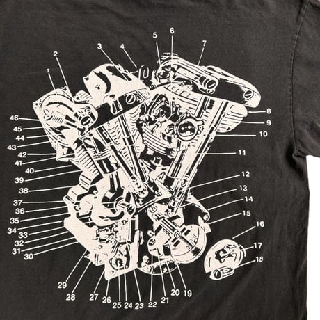 E.V.O - EXPLODED S/S TEE - SHOVEL HEAD