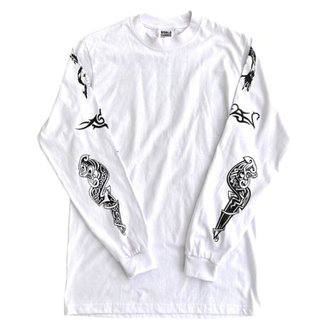 R.H.C.P - "アンソニーキーディス Tattoo" Tシャツ L/S   (ホワイト)