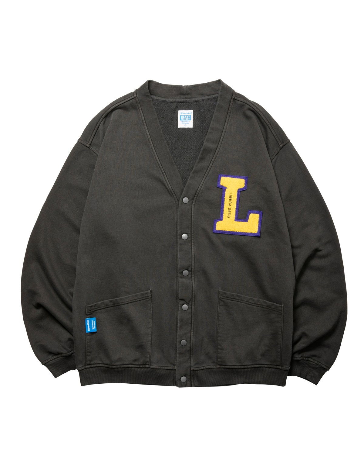 LIBERAIDERS - GARMENT DYED SWEAT CARDIGAN 77302