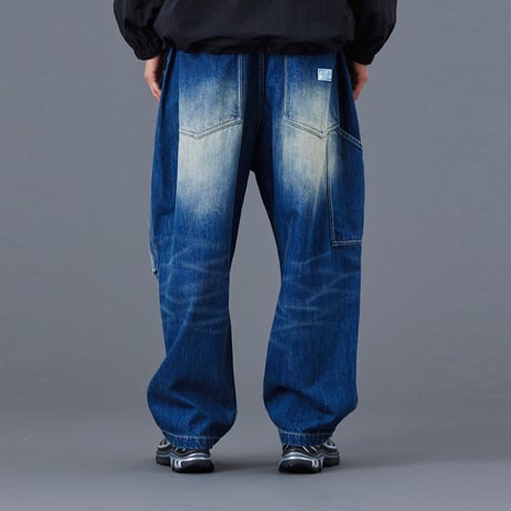 LIBERAIDERS - DENIM SARROUEL PANTS 77701