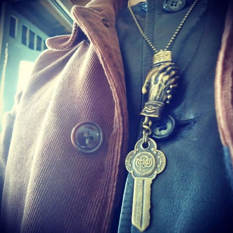Shake Hands Keyring - Brass(真鍮製) (Made by vitriol)