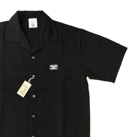 M&M - SILKY OPEN COLLAR SHIRT