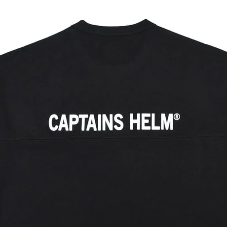 CAPTAINS HELM - #P.F.P.S. RELAX S/S TEE -BLACK