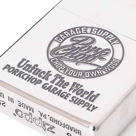 PORKCHOP GARAGE SUPPLLY - PORK ZIPPO 2025/SILVER