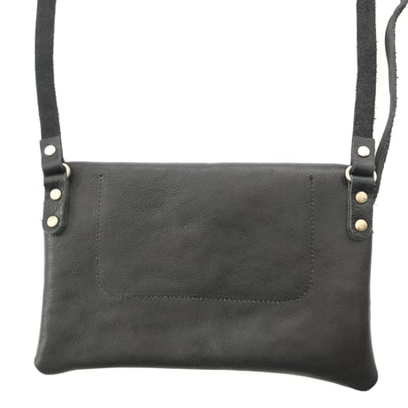 STAND REPAIR WORKS × east village OTHER - LEATHER SACOCHE - (Type C w/STONE)