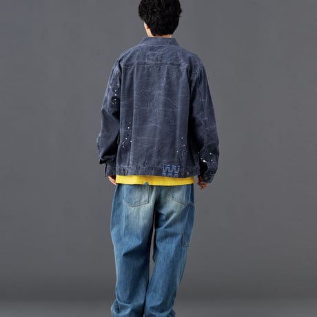 LIBERAIDERS - GARMENT DYED TRUCKER JACKET 73005