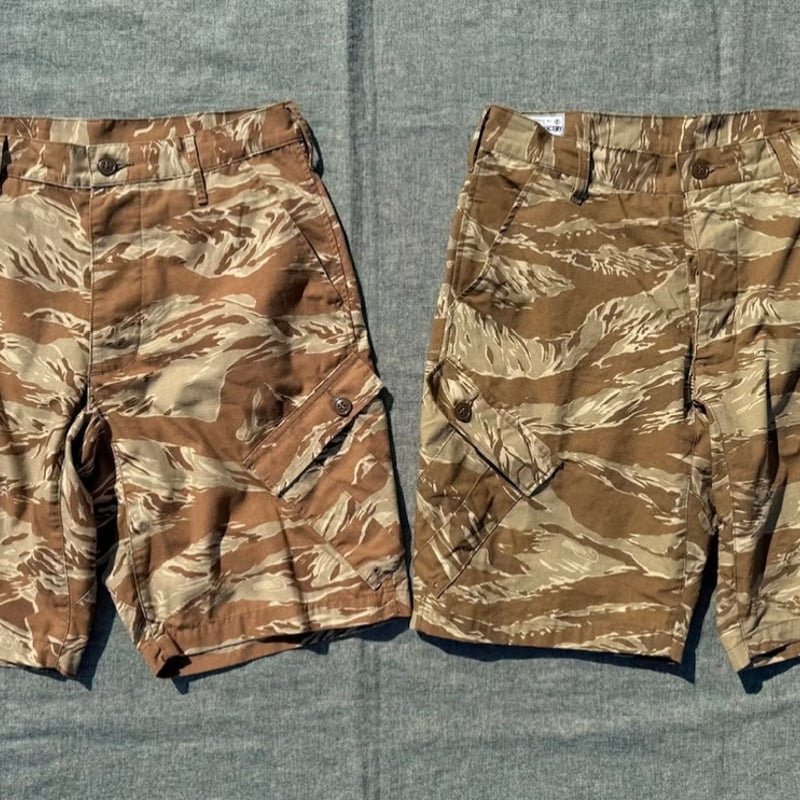 NAOSHIYA CUSTOM FACTORYタイガーストライプ　ベイカーパンツ 80's RANGER タイガーストライプ柄ベイカーパンツ