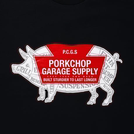 PORKCHOP GARAGE SUPLLY - LOGO PORK TEE