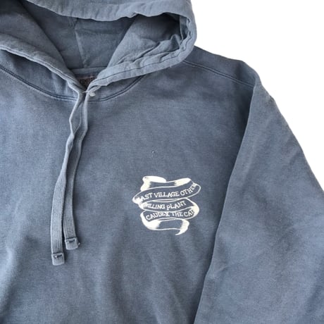 CAUDEX THE CAT × Willing plant × east village OTHER - HOODIE (BLUE)