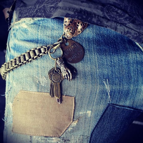Shake Hands Keyring - Brass(真鍮製) (Made by vitriol)