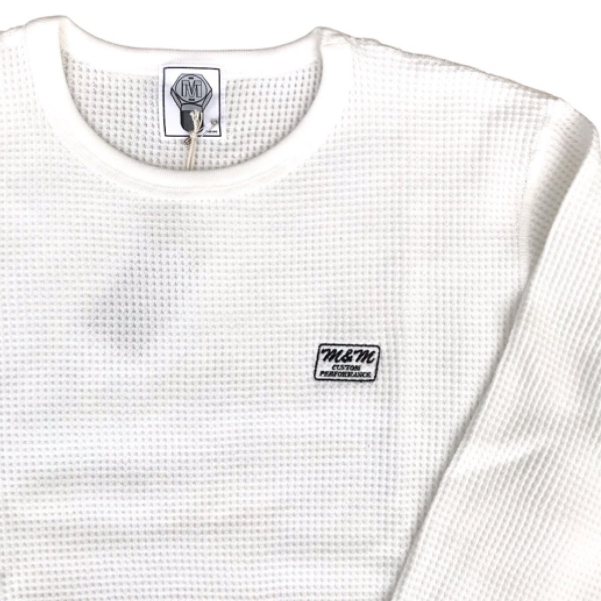 M&M CUSTOM PERFORMANCE - WAFFLE L/S T-SHIRT (23 M&M CUSTOM PERFORMANCE - WAFFLE L/S T-SHIRT (23