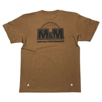 M&M CUSTOM PEFORMANCE - STRIPE WORK SHIRT (OFF