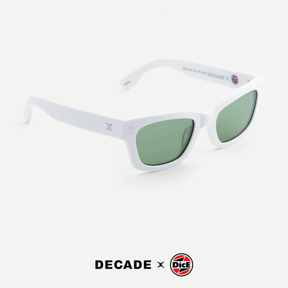 DECADE (EYEWEAR) - MILTON 60s × Dice (Off White