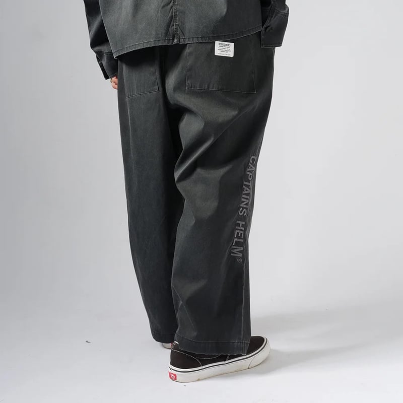 CAPTAINS HELM WASHED EASY WIDE PANTS L CAPTAINS HELM WASHED EASY WIDE PANTS L