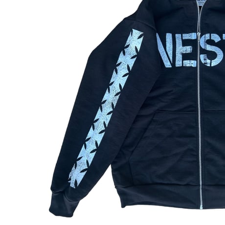 THE NEST - Army Zip Up Hoodie