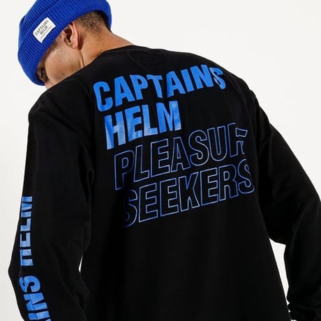 CAPTAINS HELM - #PLEASURE SEEKERS LS TEE