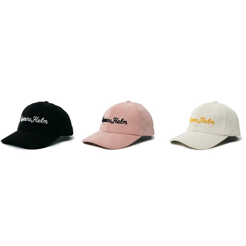 CAPTAINS HELM - #CURSIVE LOGO CORDUROY CAP C |