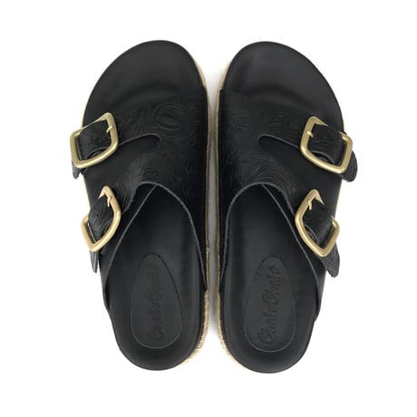 ChahChah - CC DOUBLE STRAP LEATHER SANDAL