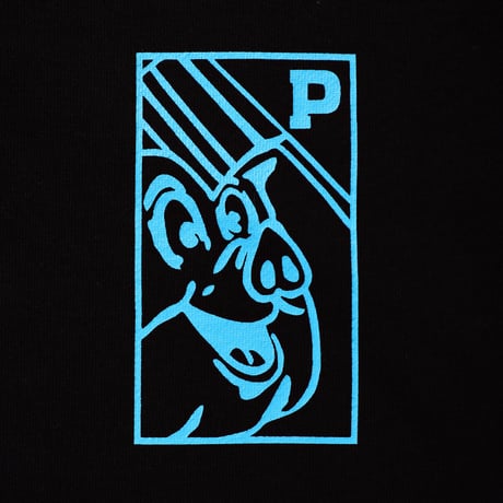 PORKCHOP GARAGE SUPLLY - O.P.SQUARE ZIP UP HOODIE/BLACK