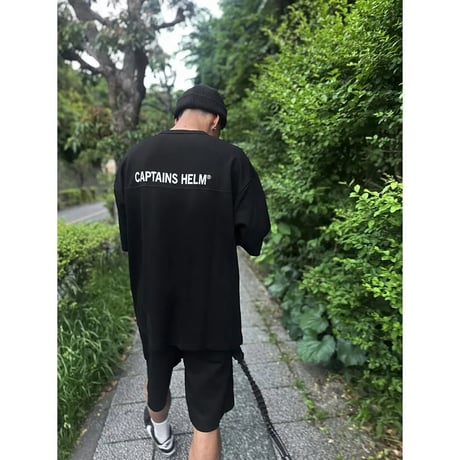 CAPTAINS HELM - #P.F.P.S. RELAX S/S TEE -BLACK