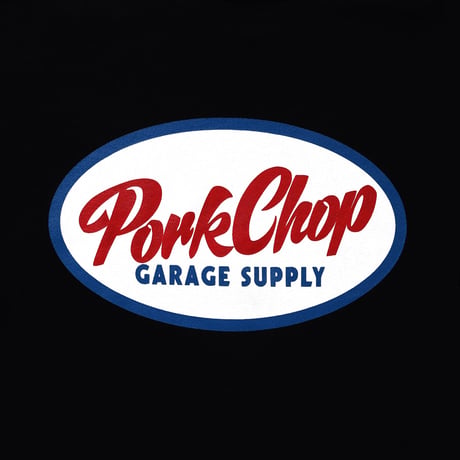 PORKCHOP GARAGE SUPLLY - 2nd OVAL HOODIE/GRAY
