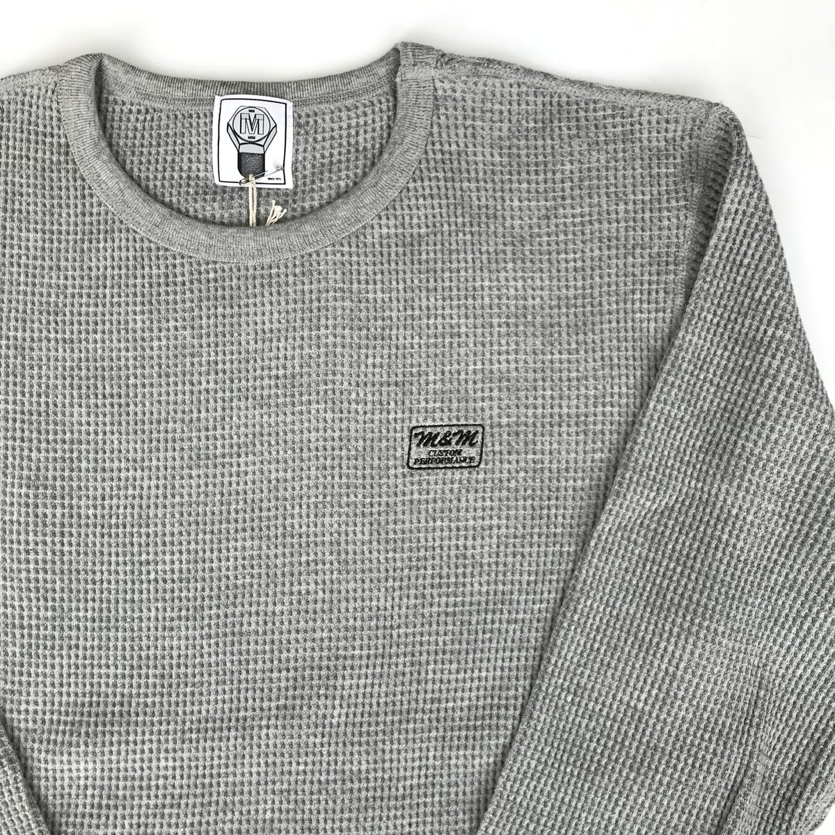 M&M CUSTOM PERFORMANCE - WAFFLE L/S T-SHIRT (23 M&M CUSTOM PERFORMANCE - WAFFLE L/S T-SHIRT (23