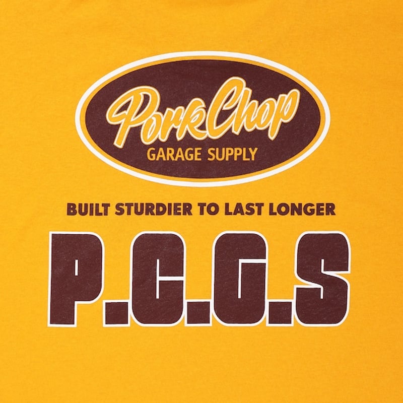 PORKCHOP GARAGE SUPPLY - PCGS BLOCK TEE | east