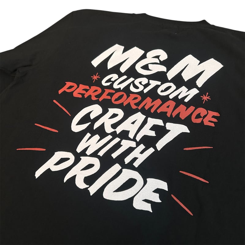 トップス M&M CUSTOM PERFORMANCE L/S TEE M&M CUSTOM PERFORMANCE - BRUSH SIGN L/S Tee 25-