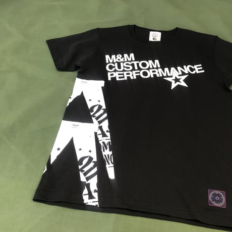 M&M CUSTOM PERFORMANCE - PRINT S/S TEE 21-MT-011 (BLACK)
