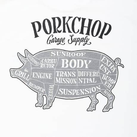 PORKCHOP GARAGE SUPPLY - PORK BACK TEE